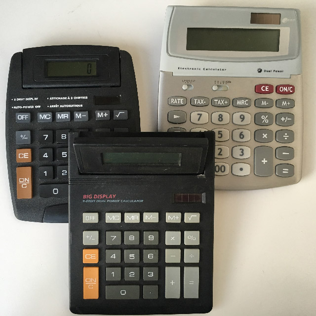 CALCULATOR, Contemp Large